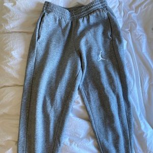 Jordan joggers sweatpants nike grey small